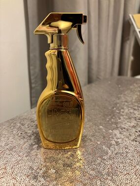 Moschino Gold Metallic Spray Bottle Perfume